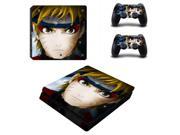 Anime Naruto PS4 Slim Skin Sticker Decal For Sony PS4 PlayStation 4 Slim Console and 2 Controllers Stickers