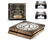 Assassins Creed For PS4 Skin Sticker Vinly Sticker for Sony PlayStation 4 and 2 Controller Decal Cover For PS4