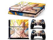 Dragon Ball Z dbz Vegeta 112 Vinyl Decal PS4 Skin Stickers for Sony PlayStation 4 Console and 2 Controllers Decorative Skins