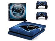 NFL Carolina Panthers PS4 Skin Sticker Decal For Sony PS4 PlayStation 4 Console and 2 Controllers Stickers