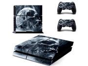 Skull Decal Skin Ps4 console Cover For Playstaion 4 Console PS4 Skin Stickers 2Pcs Controller huid Protective Skins