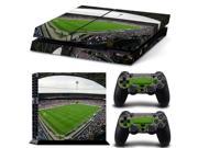 Football field sticker for playstation 4 for ps4 skin PVC vinyl cover for ps4 console and dualshock 4 skin for ps4 sticker