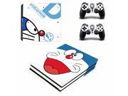 Doraemon Vinyl Decal PS4 Pro Skin Stickers for Sony PlayStation 4 Pro Console and 2 Controllers Decorative Skins