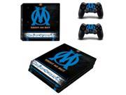 Olympique de Marseille droit au but PS4 Pro Skin Sticker Decal For Sony PS4 PlayStation 4 Pro Console and 2 Controllers Stickers