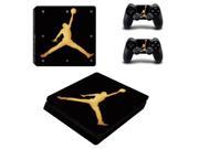 Air Jordan Decal Skin For PS4 Slim Console Cover For Playstation 4 PS4 Slim Skin Stickers Controller Protective