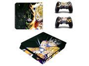 Anime Dragon Ball PS4 Slim Skin Sticker Decal For Sony PS4 PlayStation 4 Slim Console and 2 Controllers Stickers