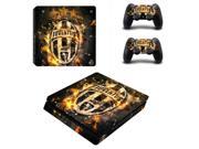 Juventus Football Club PS4 Slim Skin Sticker Decal For Sony PS4 PlayStation 4 Slim Console and 2 Controllers Stickers