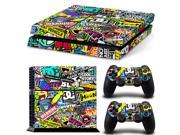 Graffiti Vinyl Skin Sticker for PS4 Console and Controllers Decals