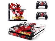 Hot Deadpool Ps4 Skin stickers For Sony PS4 PlayStation 4 Console and 2 controller Protective