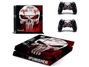The Punisher PS4 Skin Stickers Vinyl Decal For Sony Playtation 4 console and 2 Controllers Skin