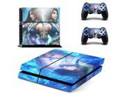 final fantasy PS4 Skin Stickers Vinyl Decal For Sny Playtation 4 console and 2pcs Controllers Skin