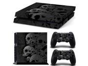 ps4 skin Skull Style Skin Sticker Cover For play station 4 For Playstation 4 PS4 Console and Cover Decals Of 2 Controllers