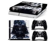 Set Star War Darth Vader protective Decal Skin Stickers Cover Case for Playstation 4 PS4 console 2 controller