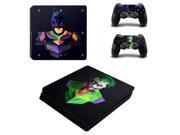 DC Batman and Joker PS4 Slim Skin Sticker Decal For Sony PS4 PlayStation 4 Slim Console and 2 Controllers Stickers