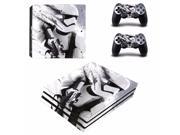 Popular storm trooper PS4 Pro Skin Sticker For Sony Playstation 4 PRO Console protection film and 2Pcs Controller Skins