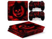 Vinyl protective skin decorative stickers cover for for playstation ps4 Pro Console and Two Controller Covers TN P4Pro 0144