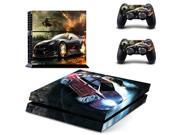 Sports Car ps4 skin 1Set Skin Stickers For Playstation 4 PS4 Console 2 Pcs Vinyl decal Skin Stickers For Controller