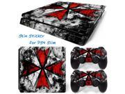 Pop Skin Sticker PVC Vinyl Protector Decal for Sony PS4 Slim Console 2 PCS Controller Cover Skin Stickers