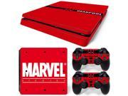 MARVEL marvel studios sticker decals for PS4 slim console and two controller skin covers TN P4Slim 0019