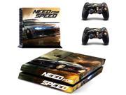 Need for Speed Vinyl Decal PS4 Skin Stickers Wrap for Sony PlayStation 4 Console and 2 Controllers Decorative Skins