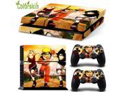 NARUTO sticker for ps4 skin PVC vinyl protective cover decal for ps4 console and dualshock 4 skin for play station 4