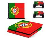 Portugal National Flag PS4 Skin Sticker Decal Vinyl For Sony PS4 PlayStation 4 Console and 2 Controllers Stickers