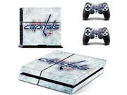 NHL Washington Capitals PS4 Skin Sticker Decal Vinyl For Sony PS4 PlayStation 4 Console and 2 Controller Stickers