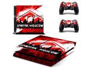 Football Club Spartak Moscow Vinyl Skin Sticker Cover For Sony Playstation 4 Console 2PCS Controller Skin Decal Cover For PS4