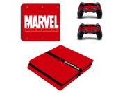 DeadPool Decal Skin For PS4 Slim Console Cover For Playstation 4 PS4 Slim Skin Stickers Controller