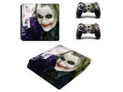 DC Batman and Joker PS4 Slim Skin Sticker Decal For Sony PS4 PlayStation 4 Slim Console and 2 Controllers Stickers