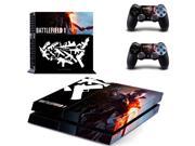 BATTLEFIELD 1 PS4 Skin Sticker For Sony Playstation 4 Console protection film and Cover Decals Of 2 Controller