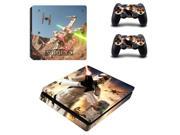 Star Wars Series Decal Skin Ps4 Slim console Cover For Playstaion 4 Console PS4 Slim Skin Stickers 2Pcs Controller Skins
