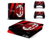 AC Milan Football Team PS4 Skin Sticker Decal Vinyl For Sony PS4 PlayStation 4 Console and 2 Controllers Stickers