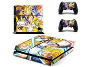 For Ps4 Accessory Skin Dragon Ball Z Decal Colorskin Ps4 Console Cover For Playstaion 4 Console PS4 Skin Sticker 2Pcs Controller