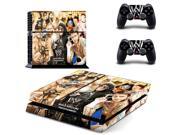 Vinyl Decal Sticker For PlayStation 4 World Wrestling Vinyl Skin Sticker Cover For PS4 Playstation 4 Console Controller Decal