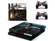 Tomb Raider PS4 Skin Sticker Decal Vinyl For Sony PS4 PlayStation 4 Console and 2 Controller Stickers