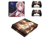 Arrival Skin Cute Anime Girl PS4 Slim Skin Sticker Decal For Sony Playstation 4 Slim Console and 2 Controller PS4 Slim Skin