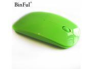 BinFul 2.4G Wireless Optical Mouse Mice 7 Colors Ultra-Thin Mouse USB Receiver for Computer Tablet Laptop PC BinFul 2.4G Wireless Optical Mouse Mice 7 Colors Ultra-Thin Mouse USB Receiver for Computer Tablet Laptop PC
