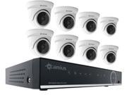 Camius Home Security Surveillance Systems 12 Channel 2K TriVault184TP ATC Combo DVR NVR 8 Full HD 2MP 1080P Dome Analog Security Cameras Supports IP Camer