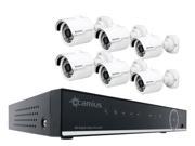 Camius Home Security Surveillance Systems 12 Channel 2K TriVault184TP ATC Combo DVR NVR 6 Bullet Full HD 3MP IP Network Cameras Supports AHD Cameras Nigh