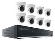 Camius Home Security Surveillance Systems 12 Channel 2K TriVault184TP ATC Combo DVR NVR 8 Indoor Dome Full HD 3MP IP Network Cameras Supports AHD Cameras