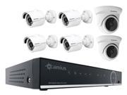 Camius Home Security Surveillance Systems 12 Channel 2K TriVault184TP ATC Combo DVR NVR 2 Dome 4 Bullet Full HD 3MP IP Network Cameras Supports AHD Came