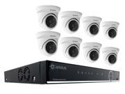 Camius Home Security Surveillance Systems 24 Channel 2K TriVault2168TP ATC Combo DVR NVR 8 Dome Full HD 3MP 1080P IP Security Cameras Supports IP Cameras