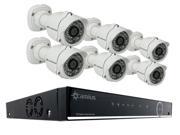 Camius Home Security Surveillance Systems 24 Channel 4K TriVault2168TP ATC Combo DVR NVR 6 Full HD 2MP 1080P Bullet Analog Security Cameras Supports IP Ca