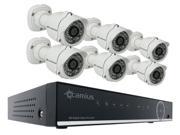 Camius Home Security Surveillance Systems 12 Channel 2K TriVault184TP ATC Combo DVR NVR 6 Full HD 2MP 1080P Bullet Analog Security Cameras 1TB HDD Suppor
