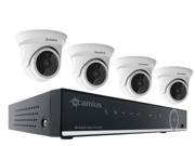Camius Home Security Surveillance Systems 12 Channel 2K TriVault184TP ATC Combo DVR NVR 4 Indoor Dome Full HD 3MP IP Network Cameras 1TB HDD Supports AHD