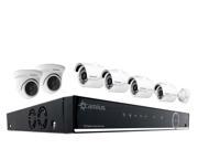Camius Home Security Surveillance Systems 24 Channel 4K TriVault2168TP ATC Combo DVR NVR 6 3MP 1080P IP Network Security Cameras Supports Analog Cameras