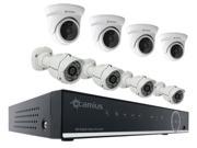 Camius Home Security Surveillance Systems 12 Channel 2K TriVault184TP ATC Combo DVR NVR 8 Full HD 2MP 1080P Analog Security Cameras Supports IP Cameras N