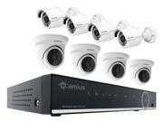 Camius Home Security Surveillance Systems 12 Channel 2K TriVault184TP ATC Combo DVR NVR 4 Dome 4 Bullet Full HD 3MP IP Network Cameras 2TB HDD Supports