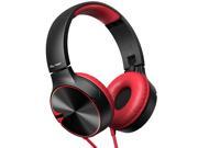 Pioneer SE MJ722T Heavy Bass On Ear Headphones Red